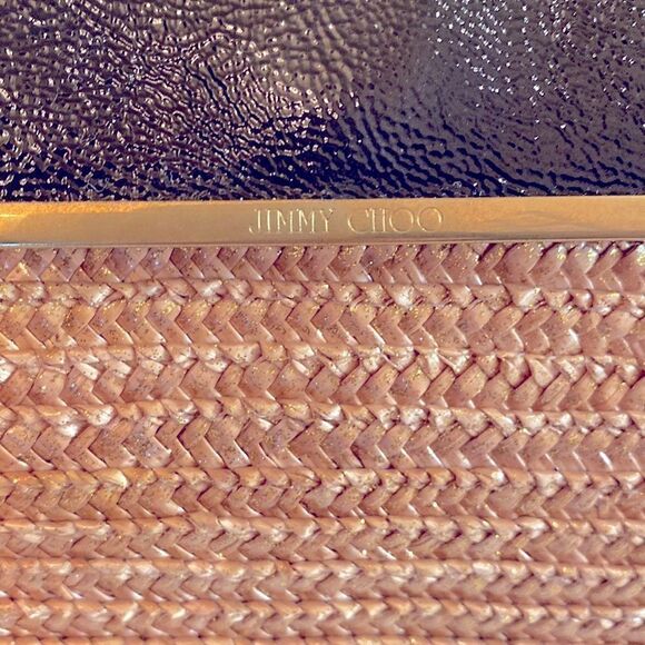 JIMMY CHOO CAPRIS STRAW TOTE - Picture 2 of 6